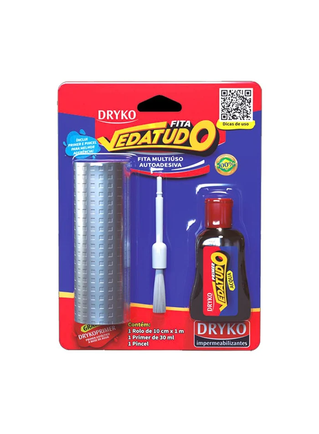 kit manta aluminizada pincel primer vedatudo yy